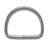 JKM Stainless Steel Welded D-Ring #6 Gauge