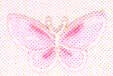 JKM Light Pink Butterfly Applique (Iron On)