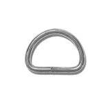 JKM Stainless Steel Welded D-Ring #12 Gauge