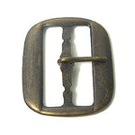 JKM Stamped Center Bar Buckle - 1 1/4"